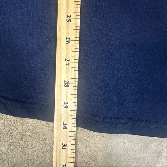 Sheer Fairy Goth Top Mesh Floral Embroidery Sleeve Tunic‎ Navy Crew Neck Wms XS - Picture 9 of 12